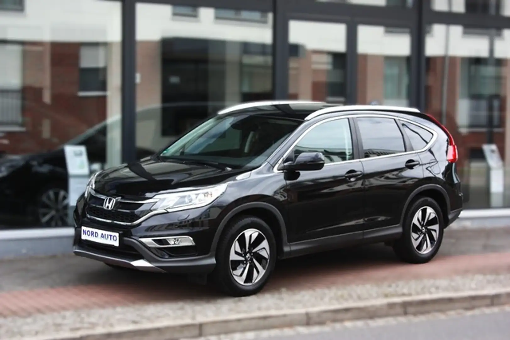 Honda CR-V 1.6 Dtec 4x4 Autom. Navi/LED/1.Hand Schwarz - 2