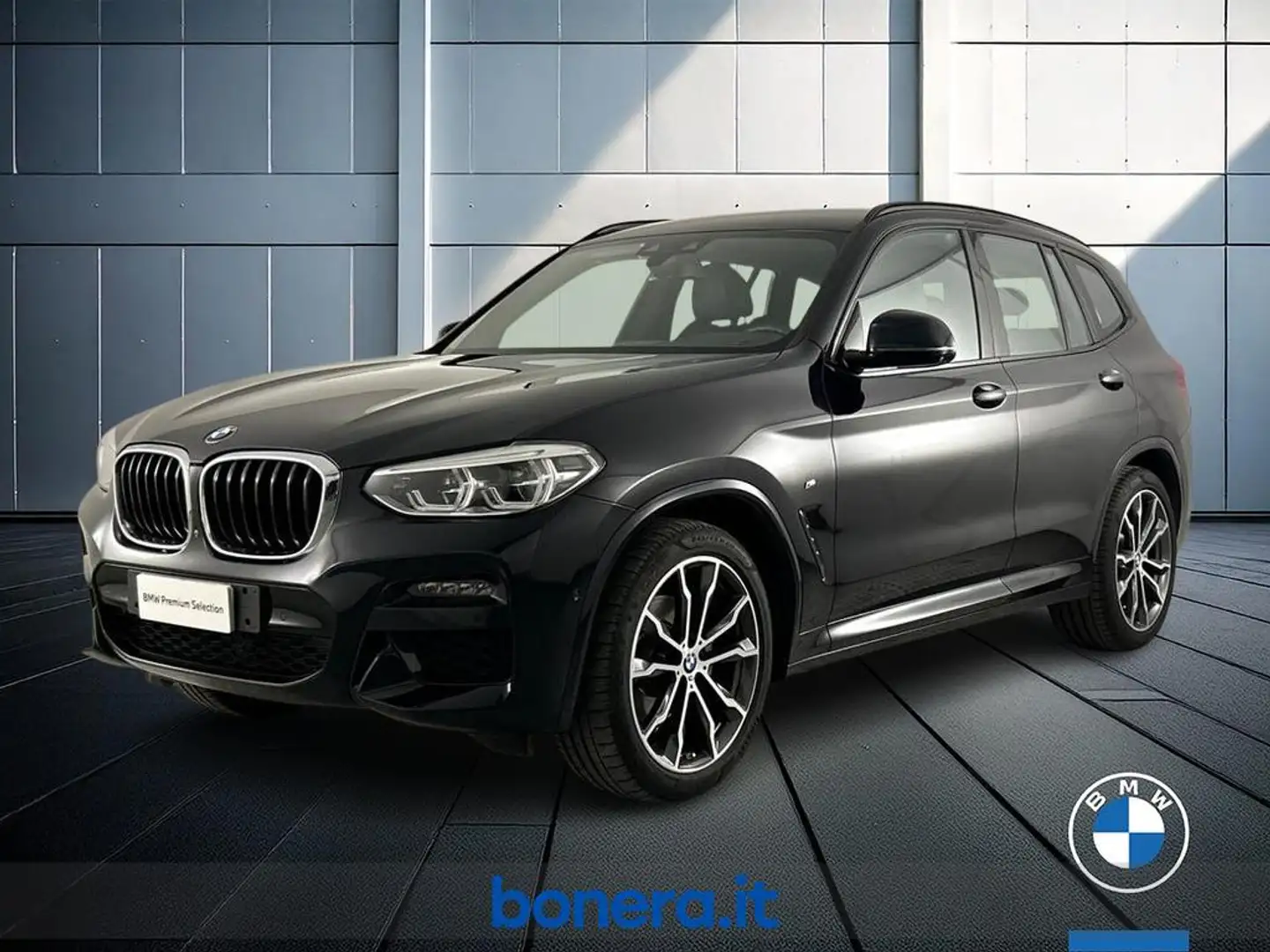 BMW X3 xdrive20d mhev 48V Msport auto Zwart - 1