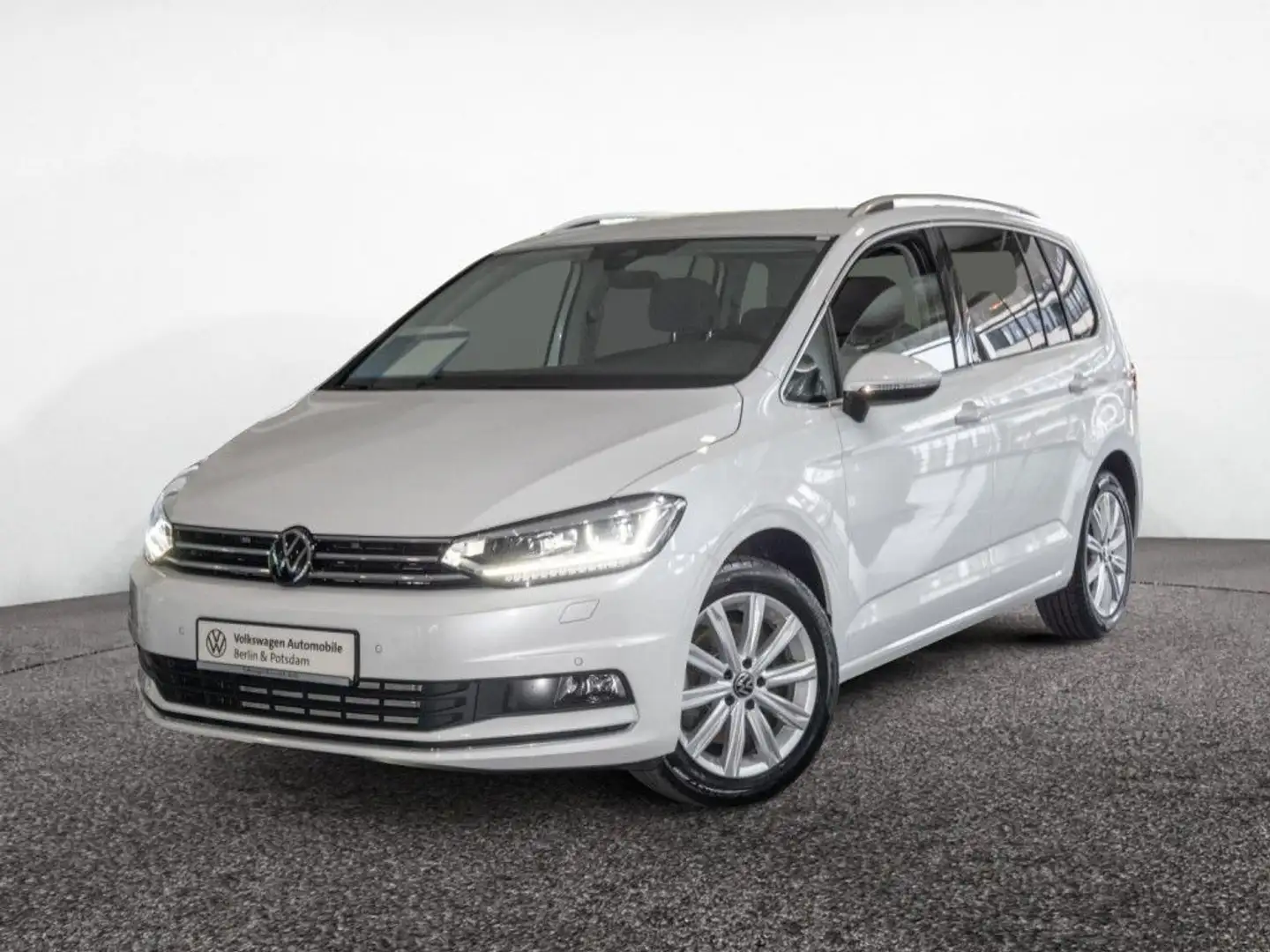 Volkswagen Touran 2.0 TDI DSG Highline 7-Sitzer AHK 1,99 % Blanc - 2