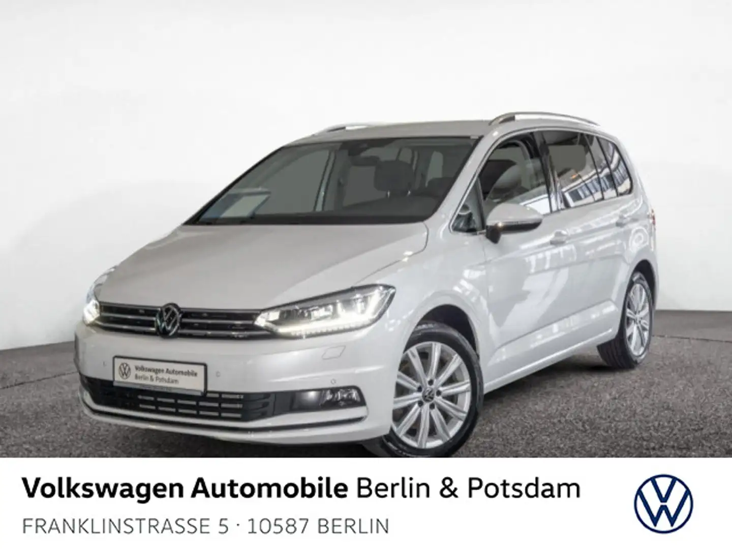 Volkswagen Touran 2.0 TDI DSG Highline 7-Sitzer AHK 1,99 % Blanc - 1