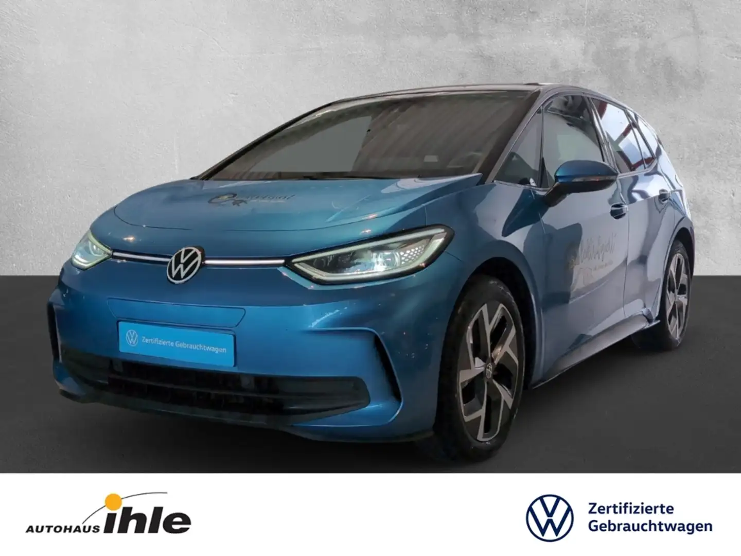 Volkswagen ID.3 Pro 58kWh IQ-LIGHT+PANO.DACH+NAVI Blau - 1