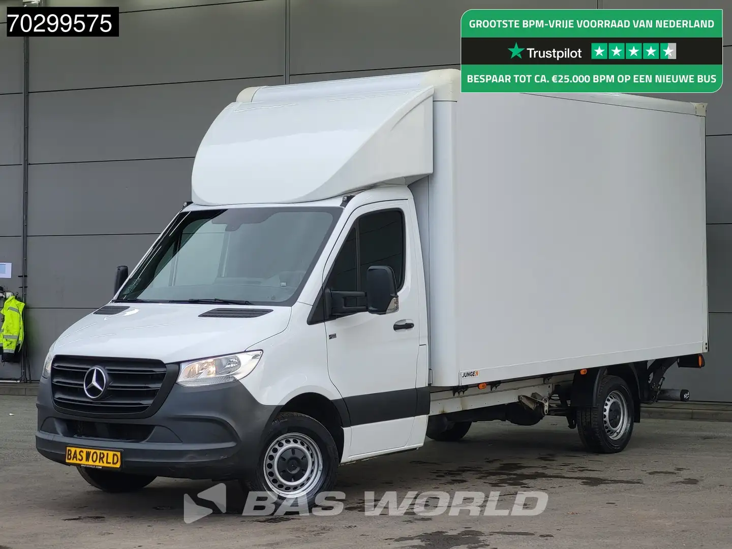 Mercedes-Benz Sprinter 317 CDI Laadklep Automaat Bakwagen 170PK Airco Cam Blanc - 1