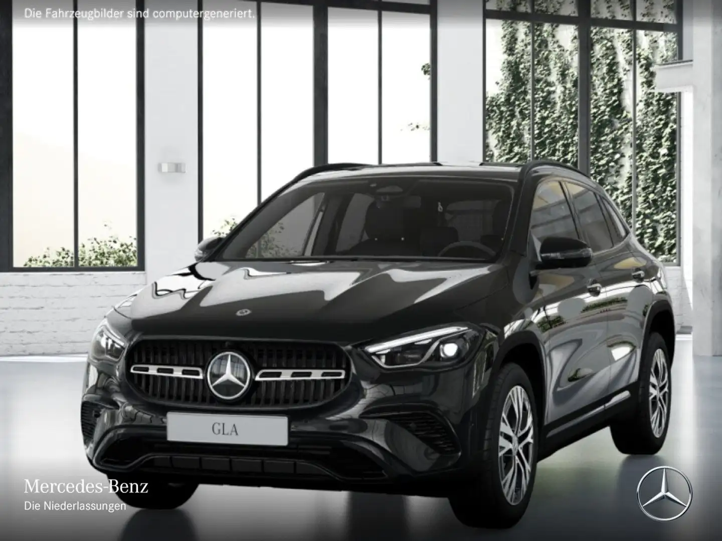 Mercedes-Benz GLA 200 d PROGRESSIVE+NIGHT+PANO+360°+MULTIBEAM Schwarz - 2