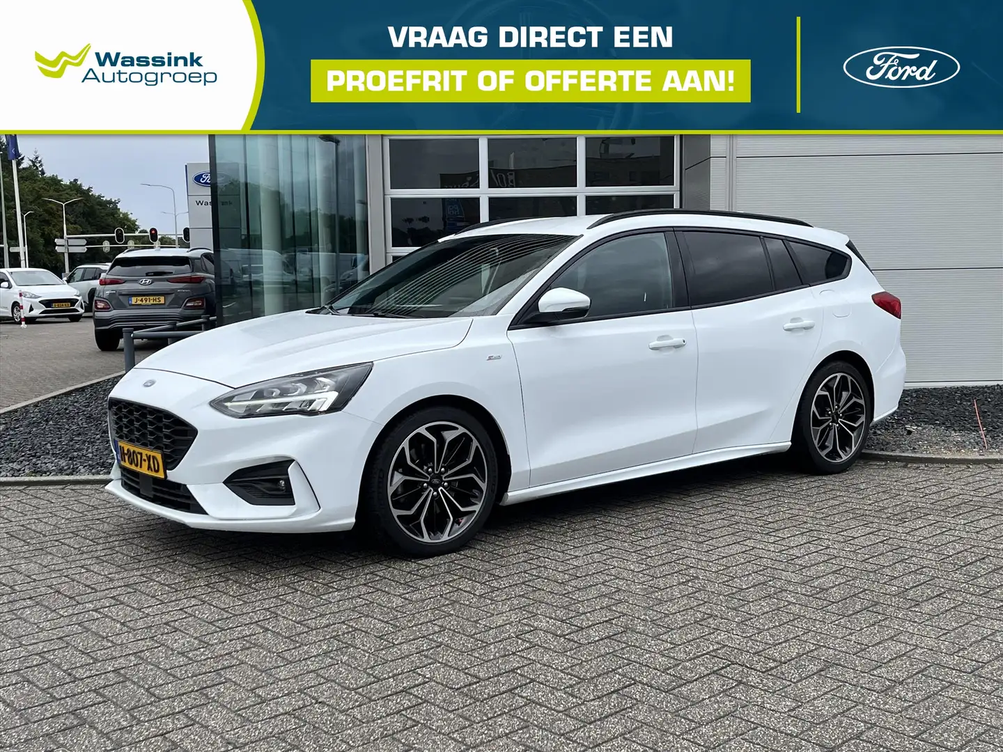 Ford Focus Wagon 1.5 EcoBoost 182pk ST-Line Business | Naviga Blanc - 1
