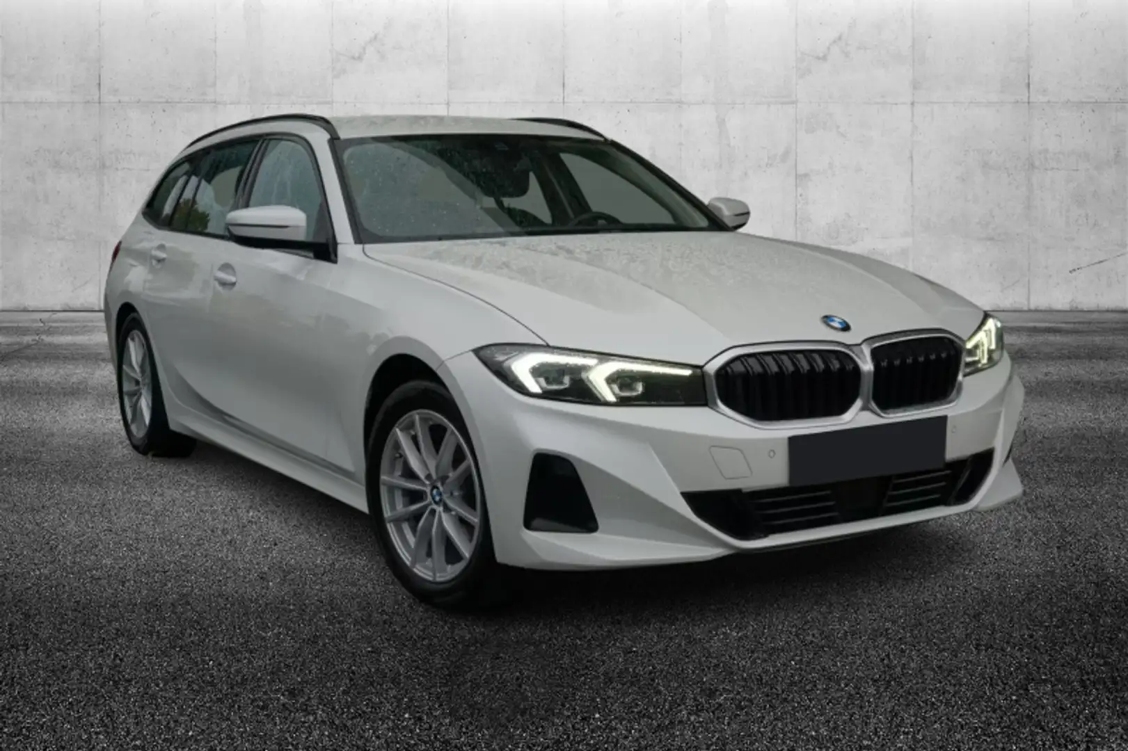 BMW 318 d 48V Touring Blanc - 1