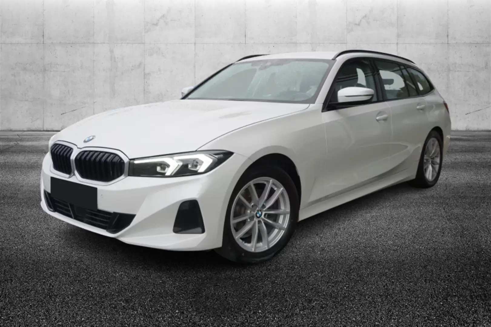 BMW 318 d 48V Touring Blanc - 2