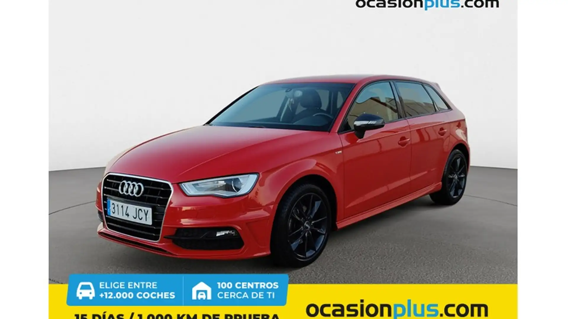 Audi A3 Sportback 1.6TDI CD Adrenalin Rojo - 1