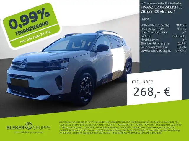 2024 Citroen C5 Aircross in White for sale