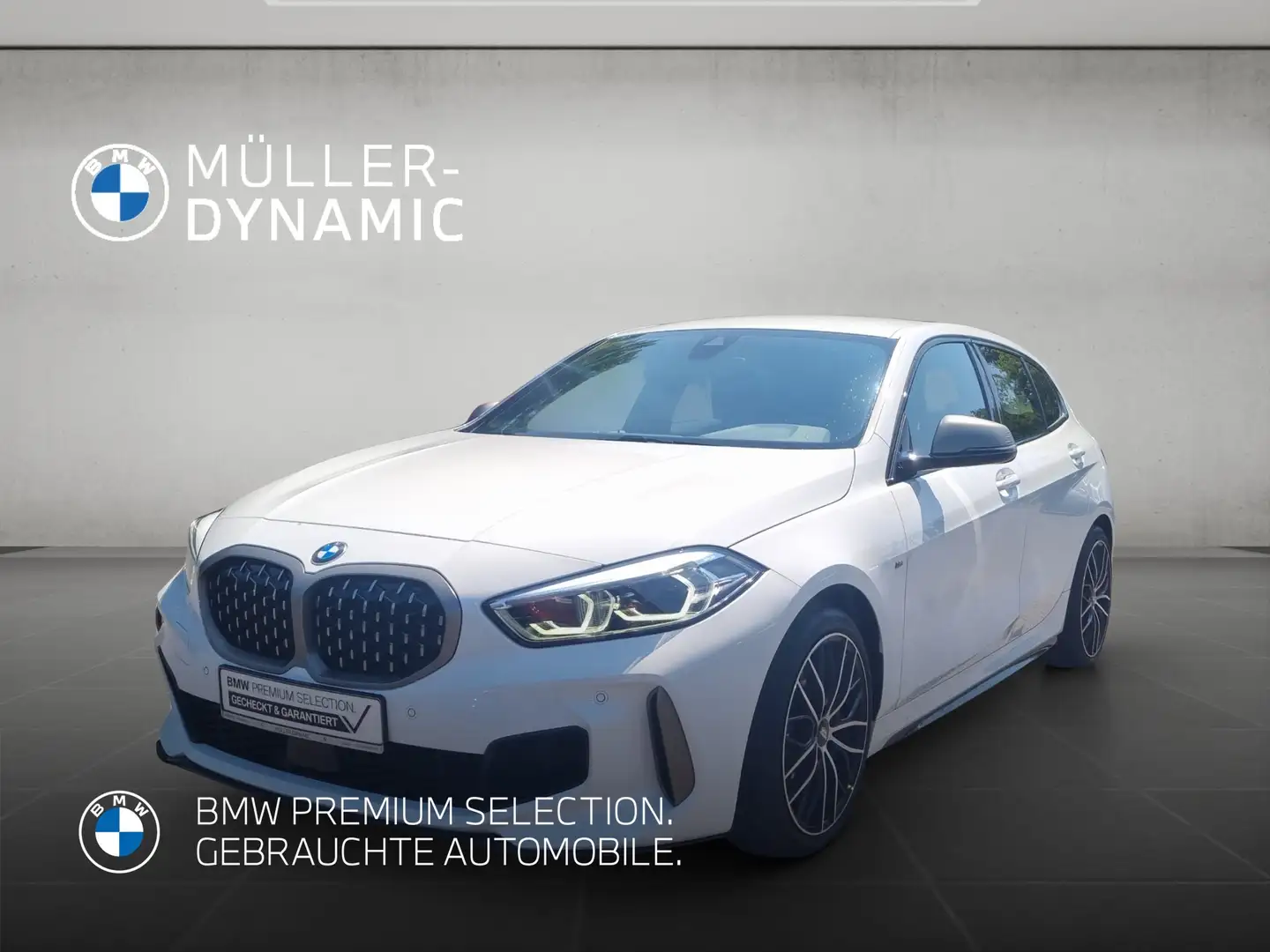 BMW 135 M135i xDrive LED HIFI TEMPOMAT PDC SHZ DAB Weiß - 1