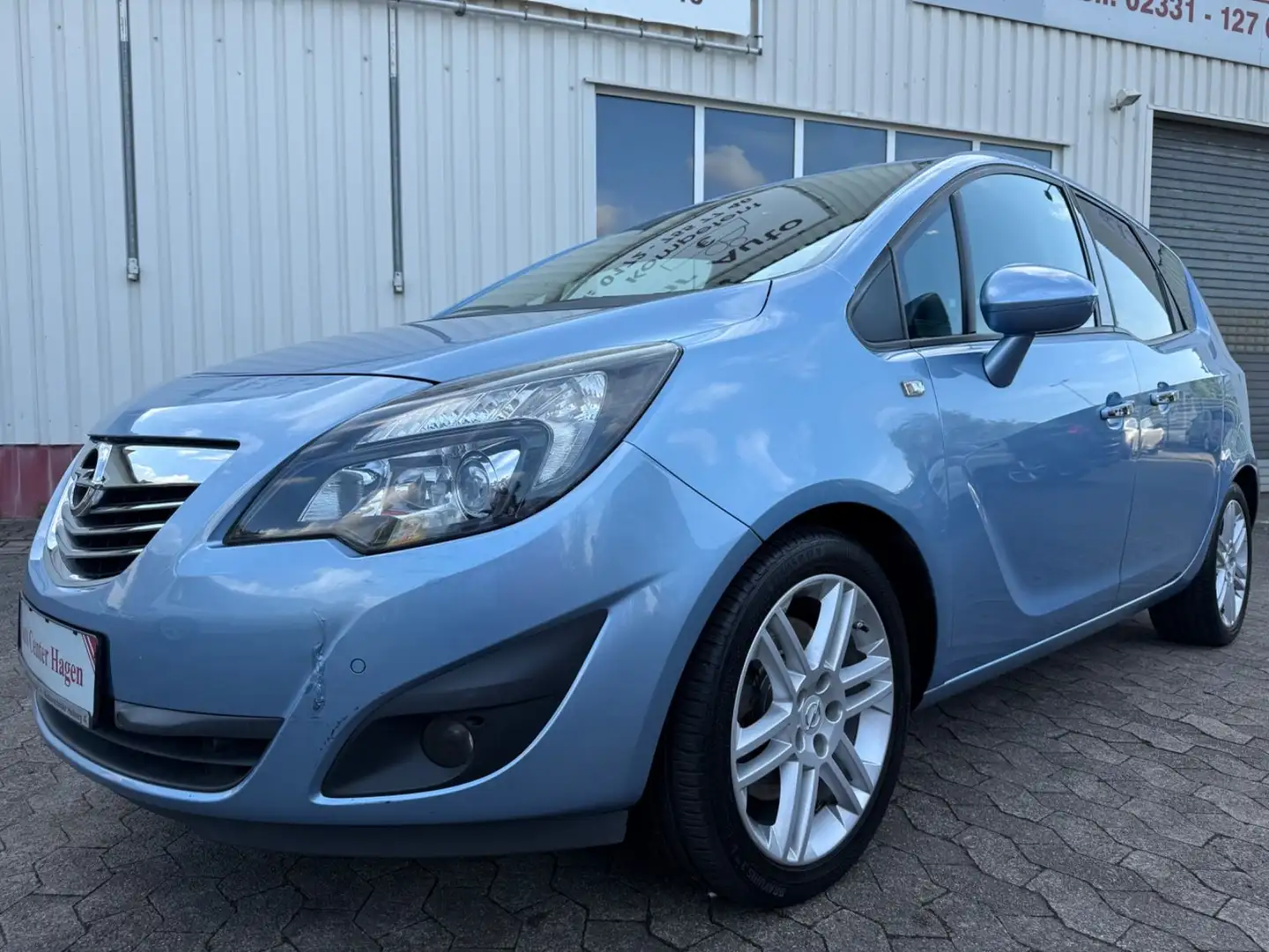 Opel Meriva B 1,4 103kW 140PS Automatik/NAVI/PDC/SHZ Blau - 1
