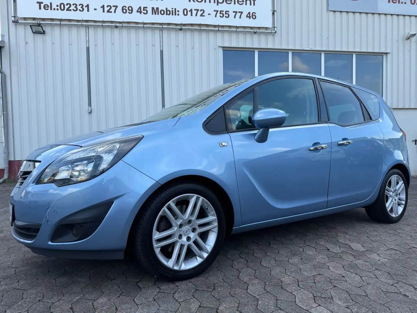 Opel Meriva B 1,4 103kW 140PS Automatik/NAVI/PDC/SHZ Blau - 2
