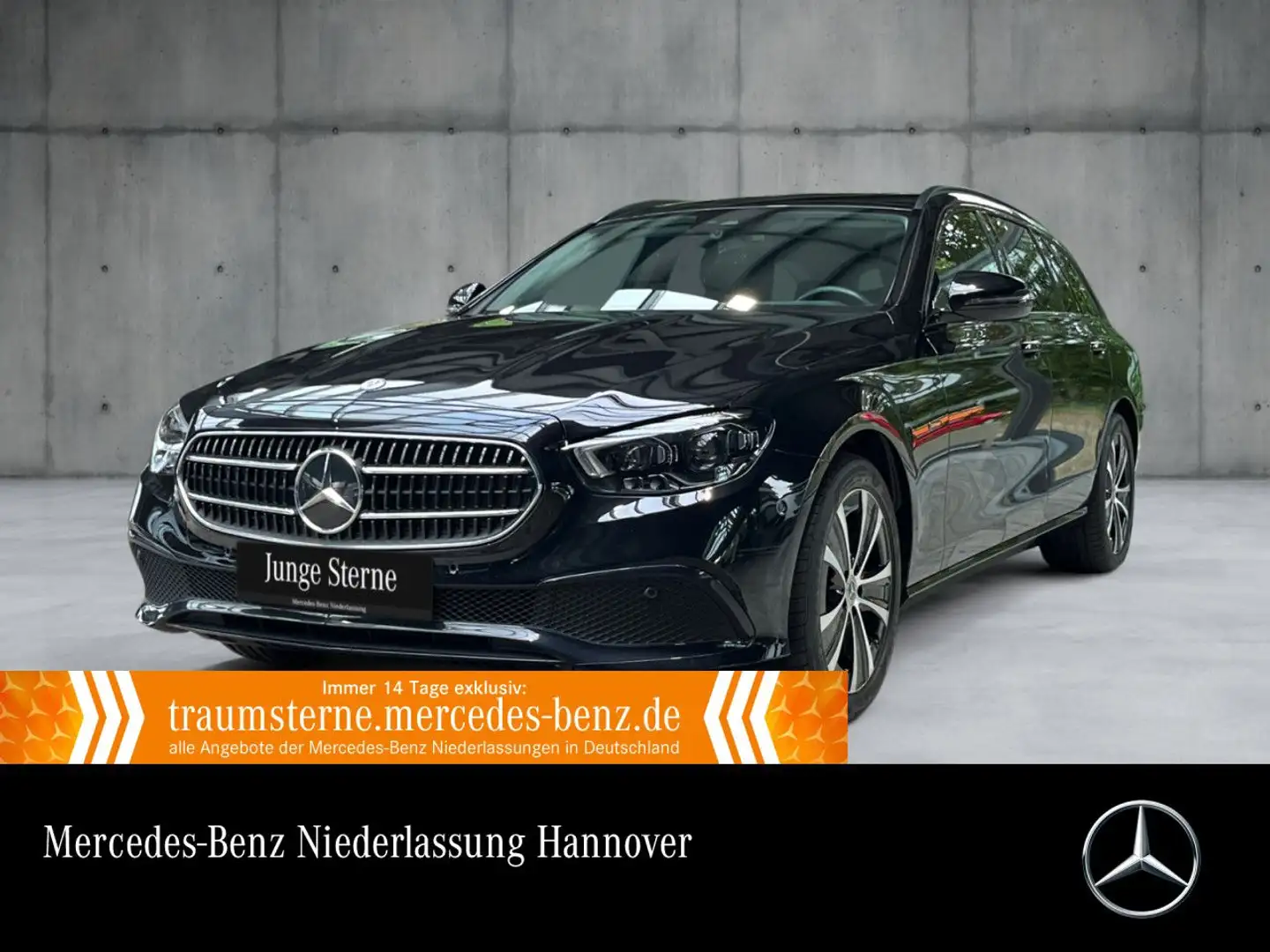 Mercedes-Benz E 300 e T AVANTG+NIGHT+AHK+MULTIBEAM+KAMERA+TOTW Negro - 1
