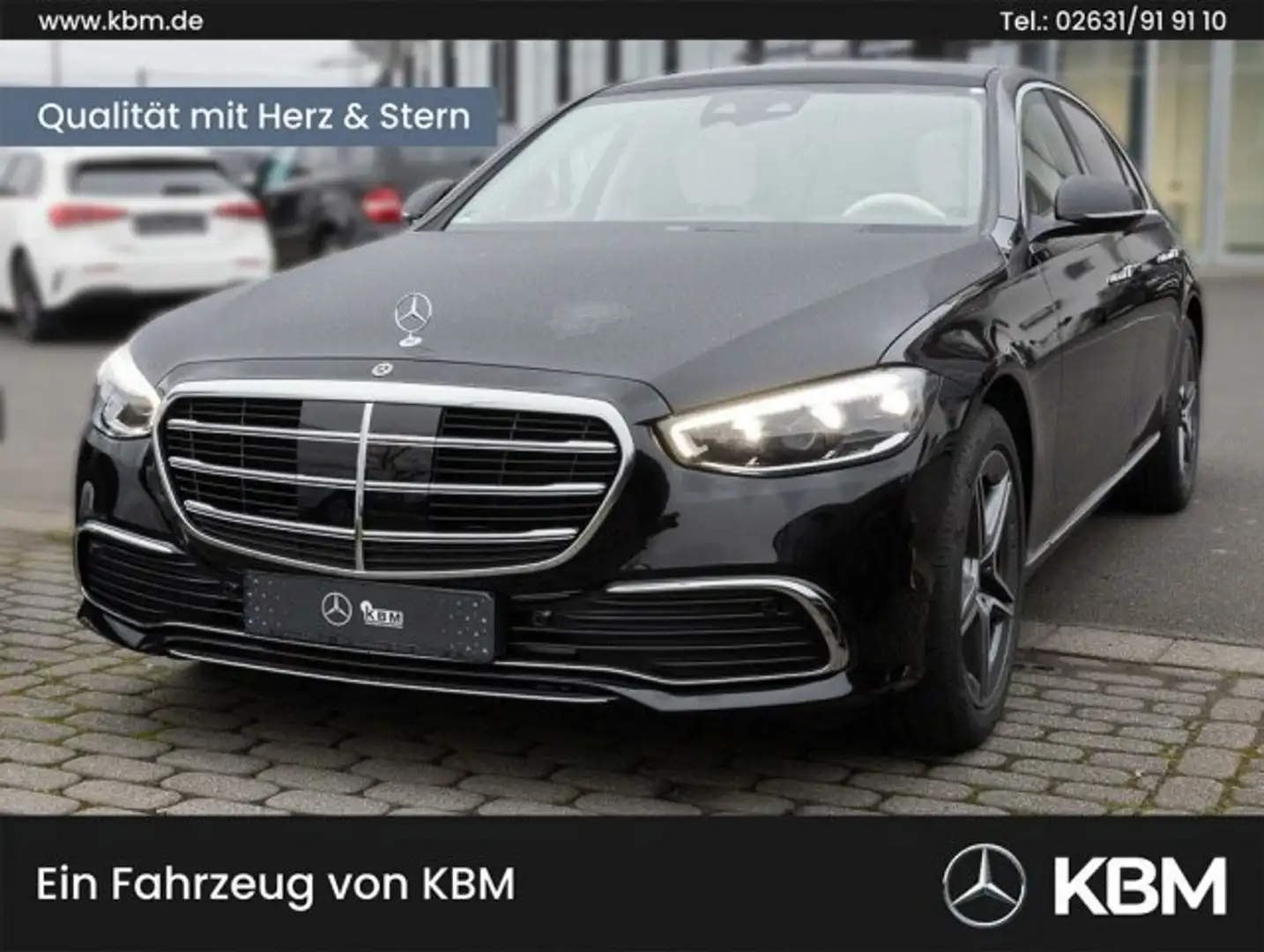 Mercedes-Benz S 450 S 450 4M BLACK/BEIGE°AMG-LMR°BURM°KEYLESS°PANO° Noir - 1