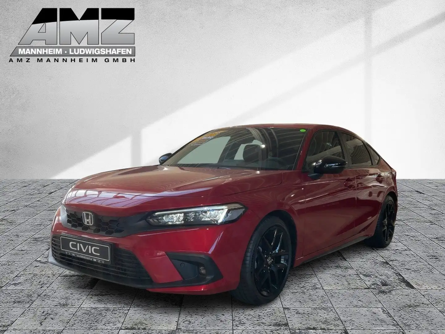 Honda Civic 2.0 i-MMD e:HEV Sport ACC+LED+Navi+SHZ+LM Rot - 2