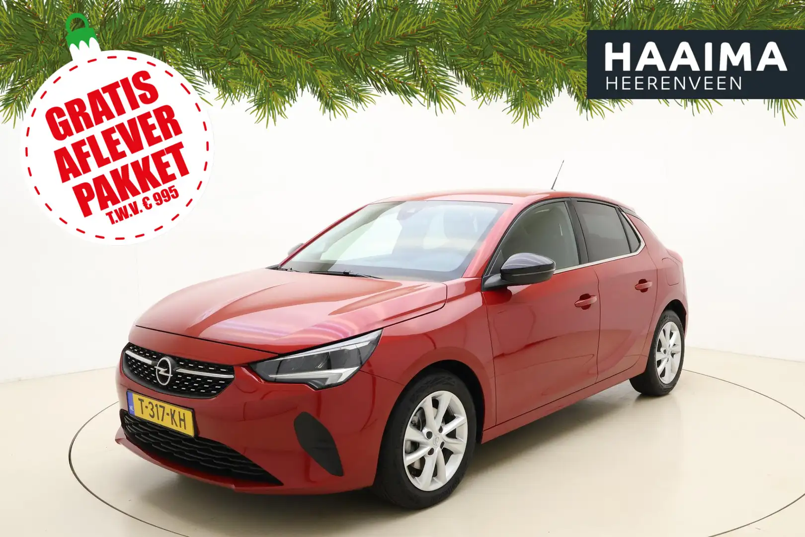 Opel Corsa 1.2 Turbo 100pk Elegance | Navigatie | Airco | Cru Rouge - 1