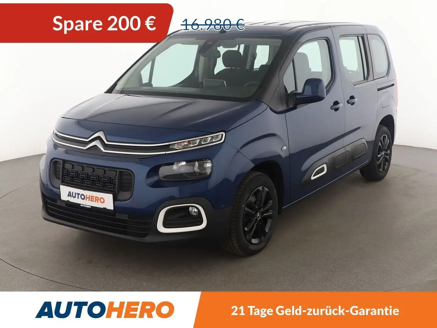 Citroen Berlingo 1.5 Blue-HDi Feel M*NAVI*TEMPO*CAM*PDC*SHZ*KLIMA* Blau - 1