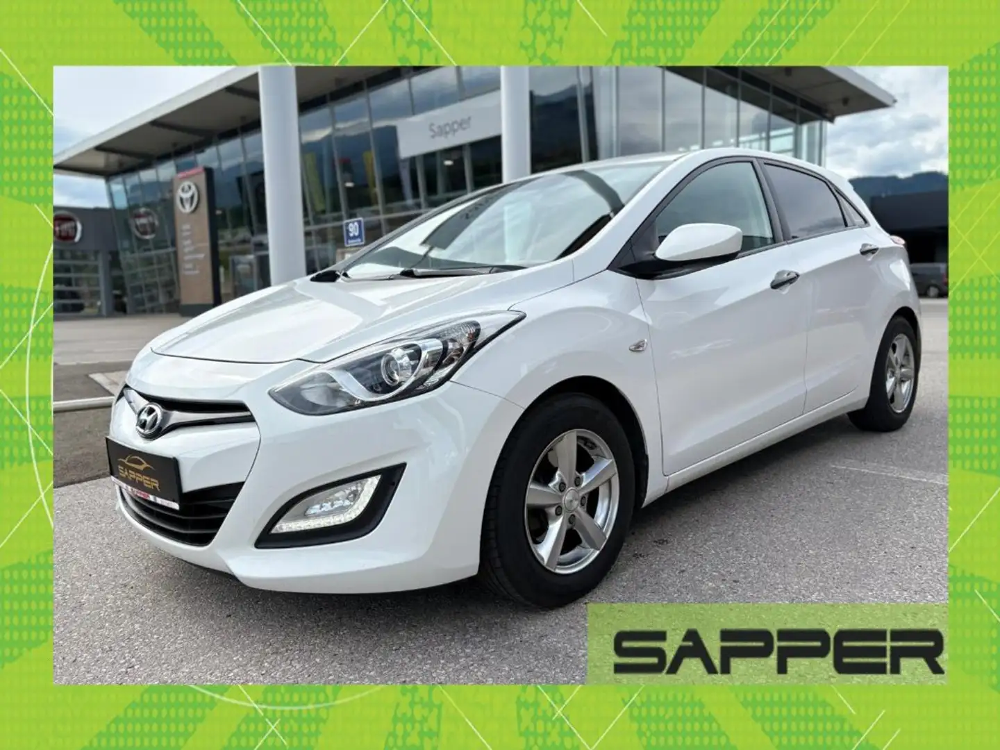 Hyundai i30 1,4 CVVT Europe Blanc - 1