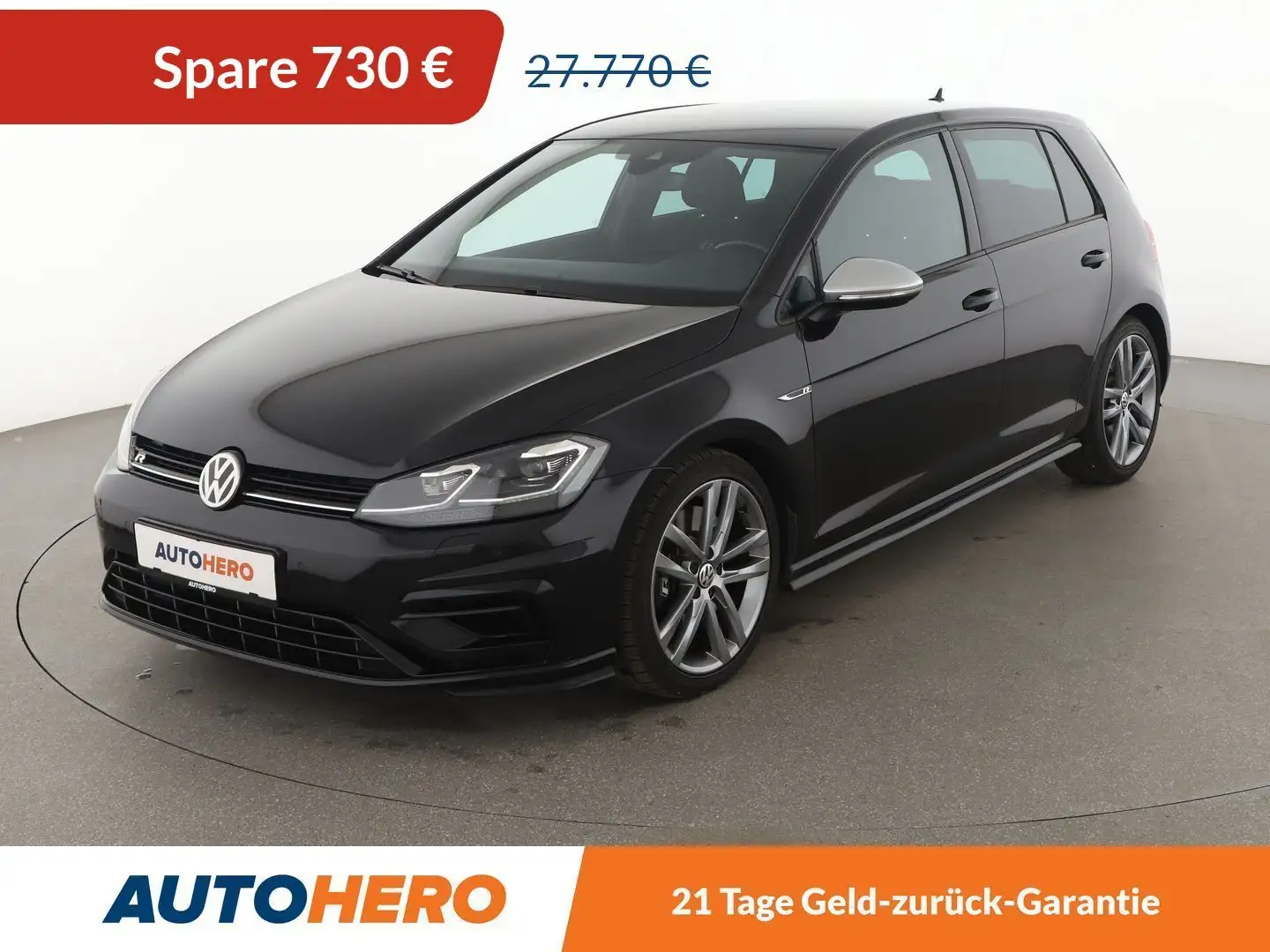 Volkswagen Golf GTI 2.0 TSI R BMT 4Motion Aut.*NAVI*LED*ACC*CAM*PDC* Zwart - 1