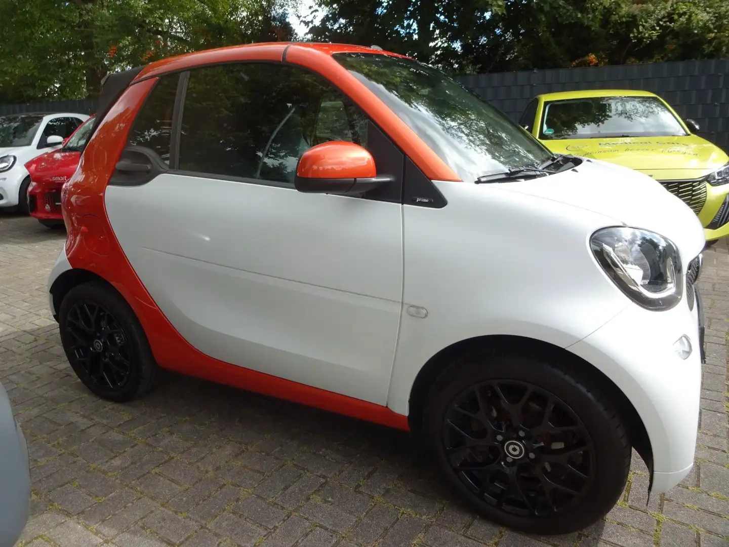 smart forTwo Cabrio Turbo Sport ,Leder,Navi, LED, Matt Weiß - 2