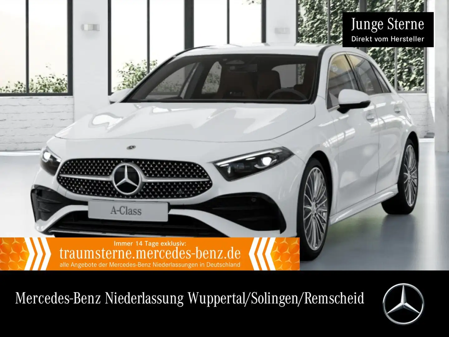Mercedes-Benz A 250 e AMG+MULTIBEAM+KAMERA+KEYLESS+8G Weiß - 1