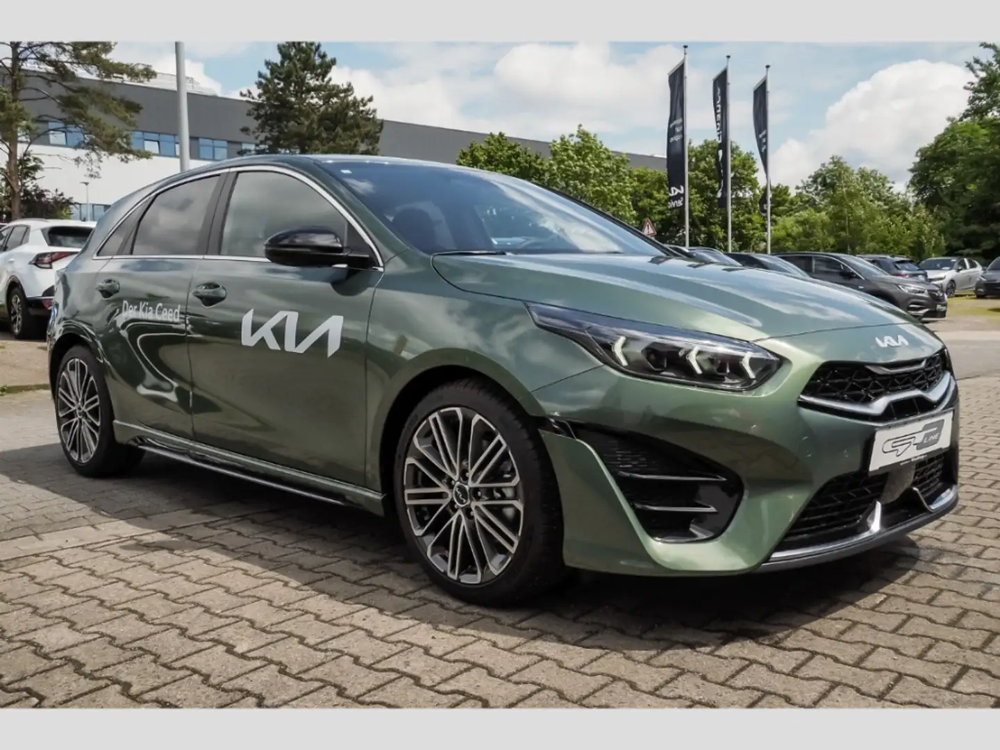 Kia Ceed / cee'd GT-Line 1.5 T-GDI Bastuck Navi 18 Zoll Leder Grün - 2