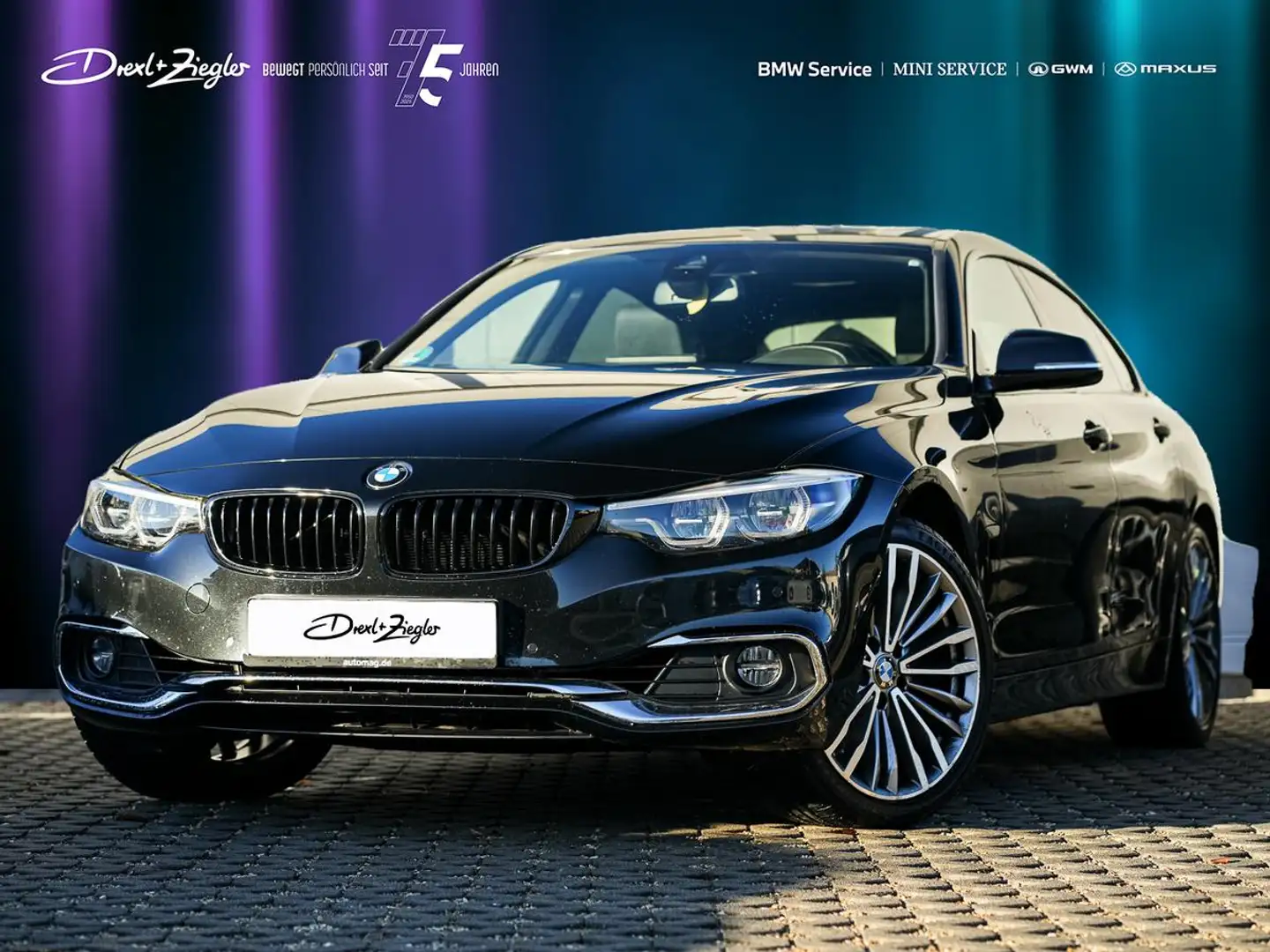 BMW 430 430i xDrive Gran Coupe Luxury GSD AdLED NaviPro Hi Schwarz - 1