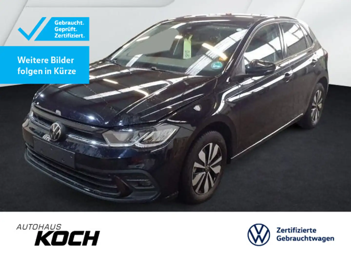 Volkswagen Polo 1.0TSI Goal DSG Navi LED AHK Kamera Schwarz - 1