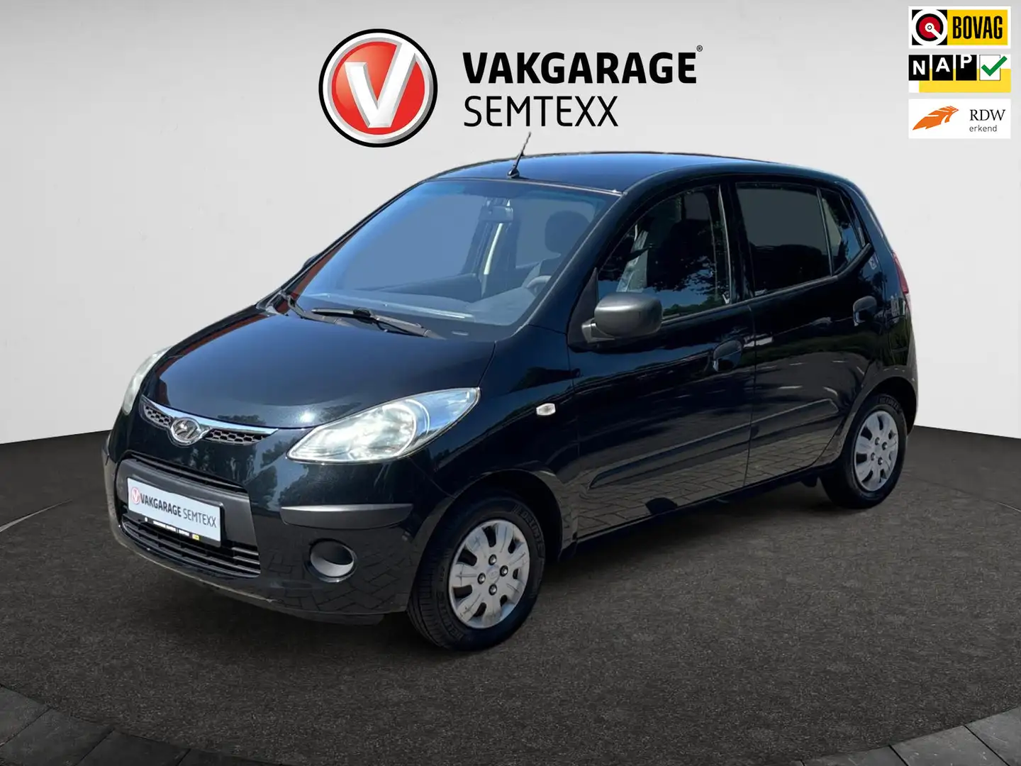 Hyundai i10 1.1 Active | Slechts 119.000 KM | Elektrische Rame Zwart - 1