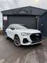 Audi Q3 1.4 45 TFSIE HYBRIDE 245CH 8 CV, S LINE, 1er M.E.C 12-2021 Weiß - thumbnail 2