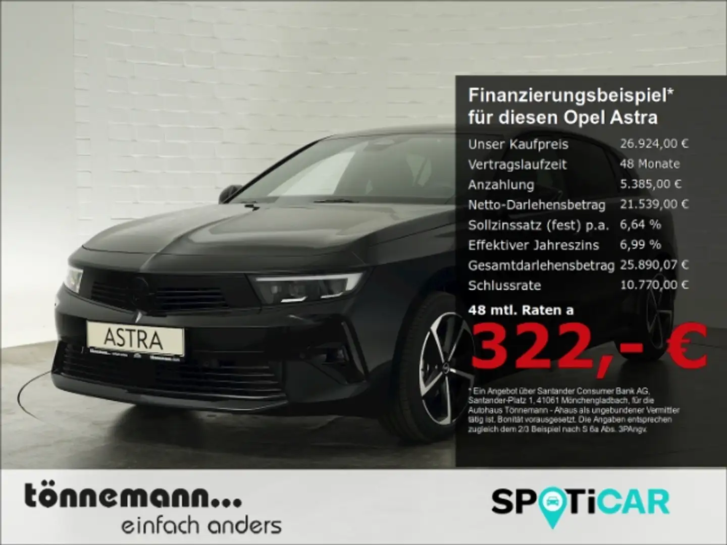 Opel Astra L LIM. GS AT+NAVI+KEYLESS+MATRIX-LED-LICHT+360°KAM Noir - 1