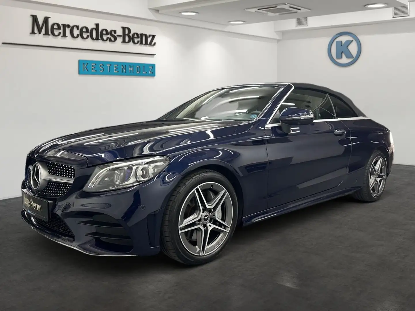 Mercedes-Benz C 300 Cab. AMG Multibeam COMAND Sitzklima Airscarf Bleu - 2
