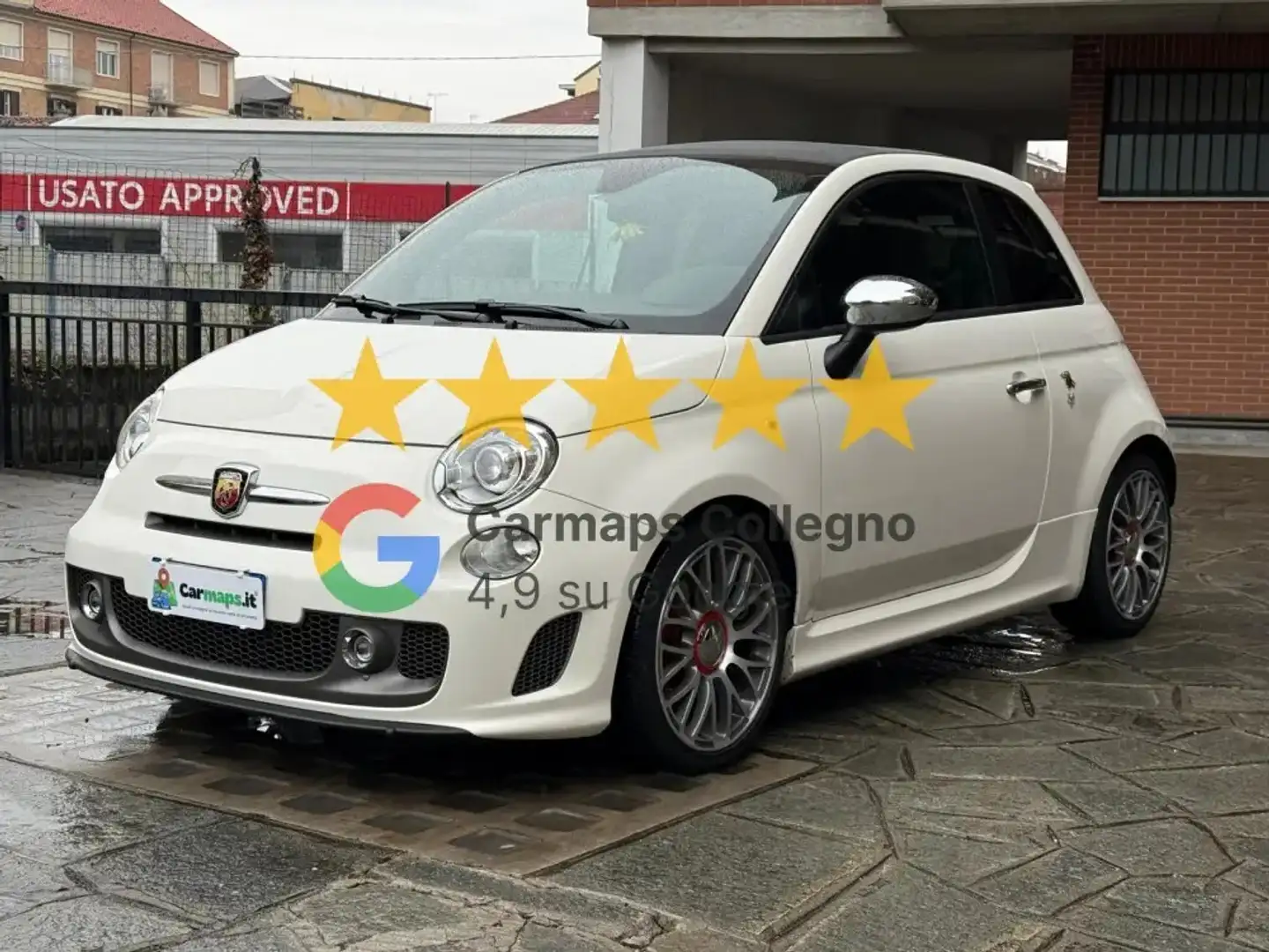 Abarth 595 595 C 1.4 Turbo T-Jet 160 CV MTA Competizione Blanco - 1
