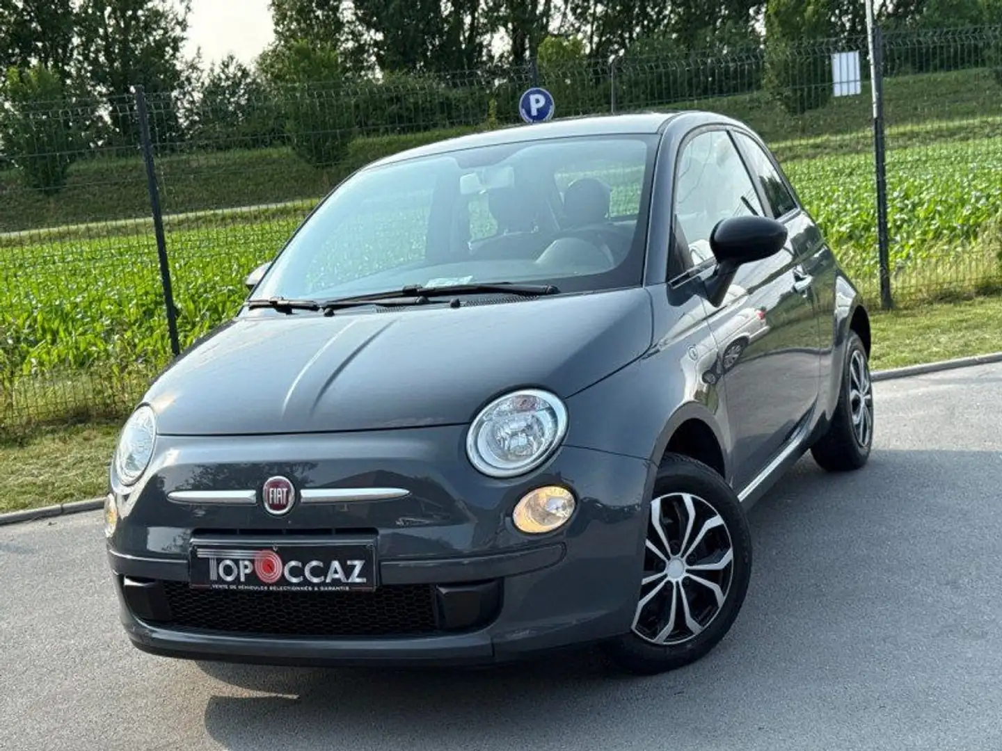 Fiat 500 1.2 ESS 69CH LOUNGE * 64.000KM * 11/2014 * GARANTI Gris - 2