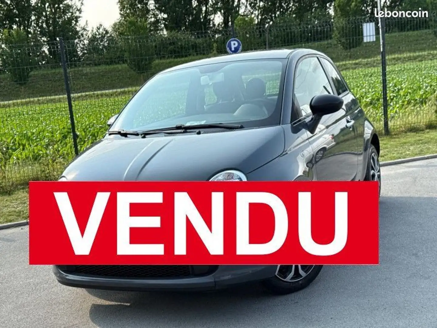 Fiat 500 1.2 ESS 69CH LOUNGE * 64.000KM * 11/2014 * GARANTI Gris - 1