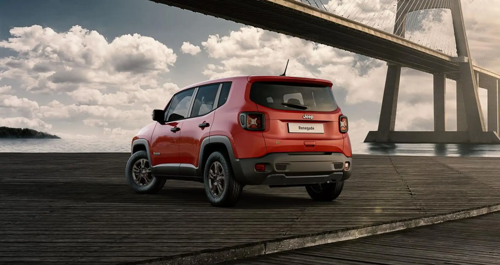 Jeep Renegade 1.5 Turbo T4 MHEV RENEGADE+ALTITUDE+SUMMIT Red - 2