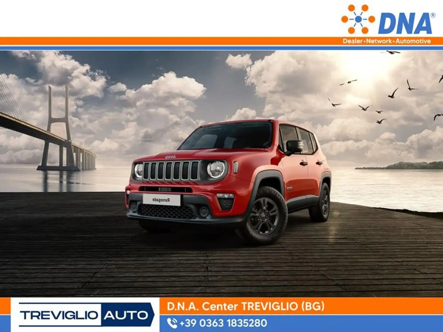 Jeep Renegade 1.5 Turbo T4 MHEV RENEGADE+ALTITUDE+SUMMIT Red - 1