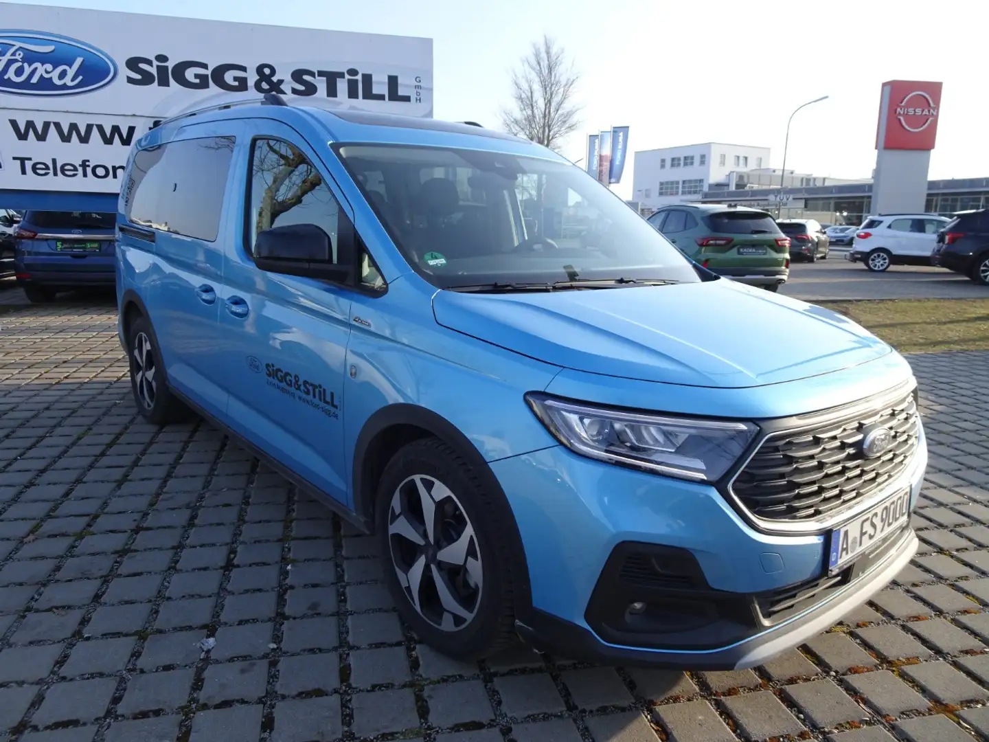 Ford Grand Tourneo Connect Active 2.0 7-SITZER*PANO Blau - 2