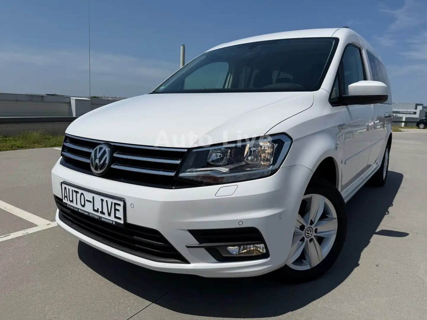 Volkswagen Caddy 2.0 TDI*MAXI*NAVI*TEMPOMAT*LED*AHK*KLIMA Weiß - 1
