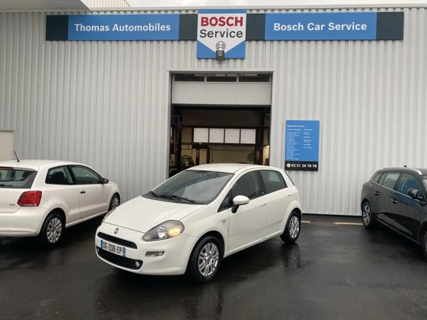 Fiat Punto 1.2 8v 69ch Italia 5p Blanc - 1