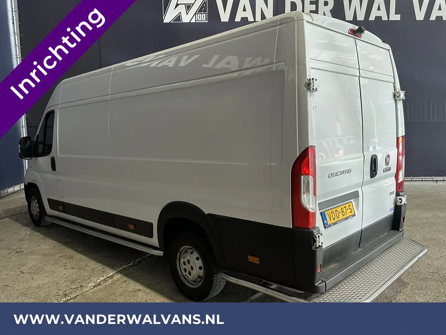 Fiat Ducato 3.0 NP 136 pk L4H2 Post NL inrichting Euro6 Airco Wit - 2