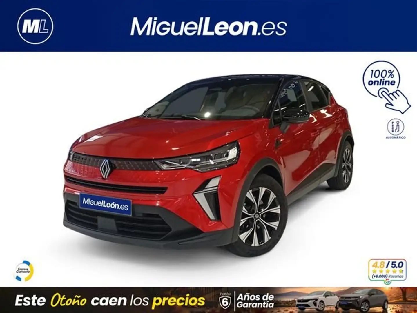 Renault Captur evolution E-Tech full hybr 105kW (145CV) Rojo - 1