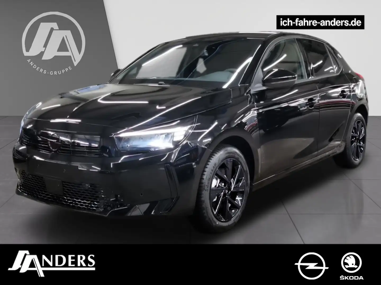 Opel Corsa GS 1.2 Turbo +PDC+Navi+SHZ+LED+KAM+KlimaA Noir - 1