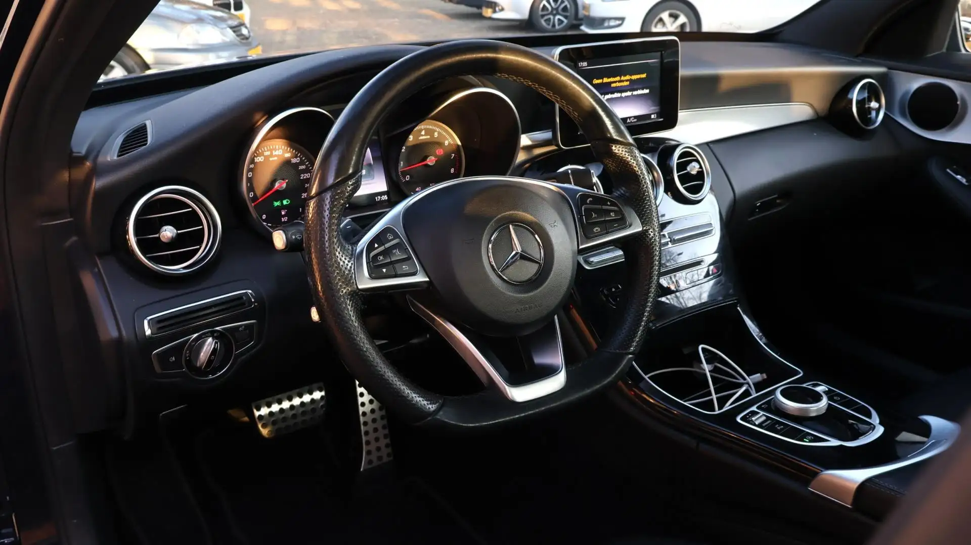 Mercedes-Benz C 180 AMG Sport Edition|NAP|Leder|PDC|Nette auto Bleu - 2