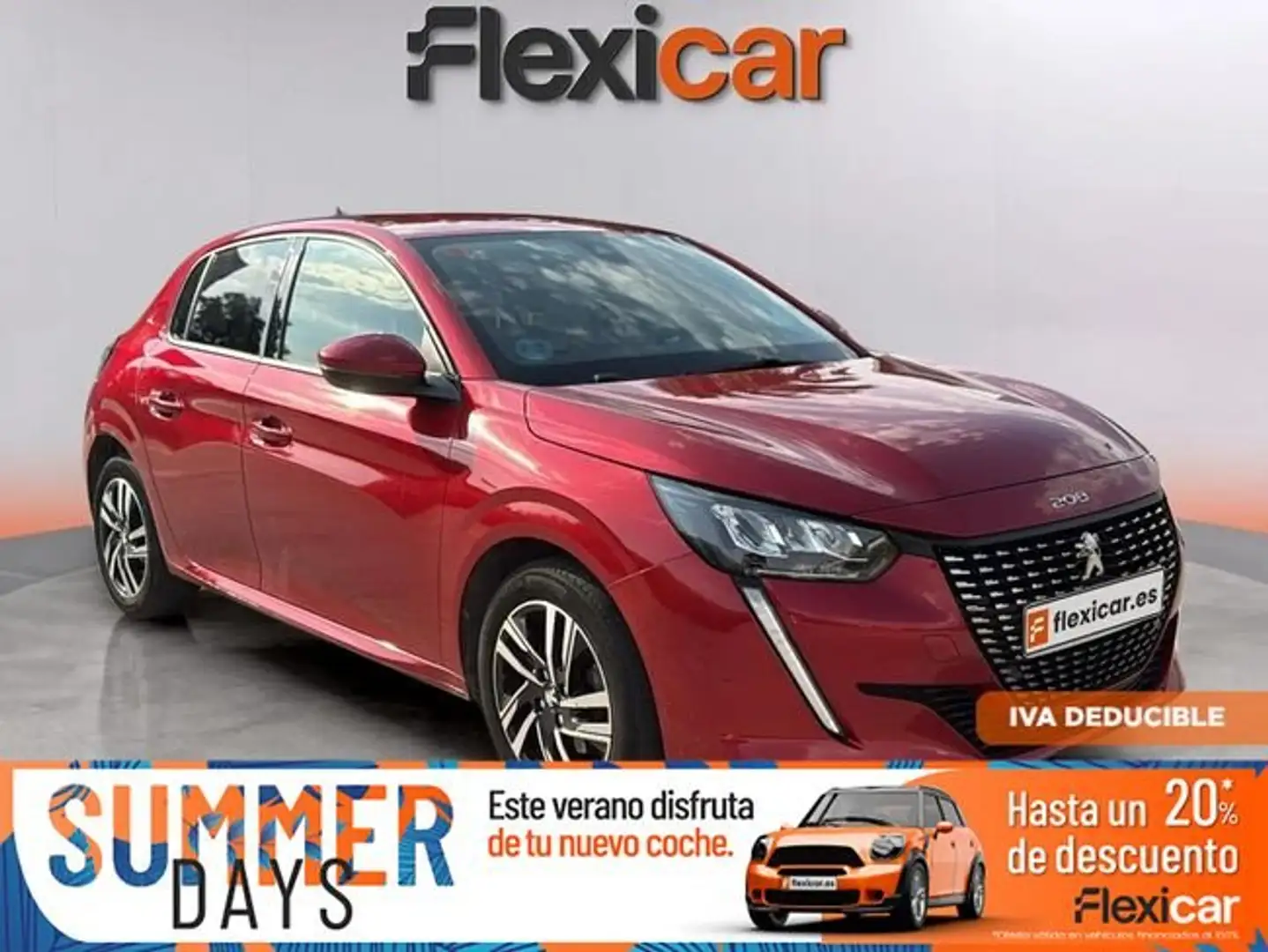 Peugeot 208 BlueHDi 73kW (100CV) Allure Rojo - 1