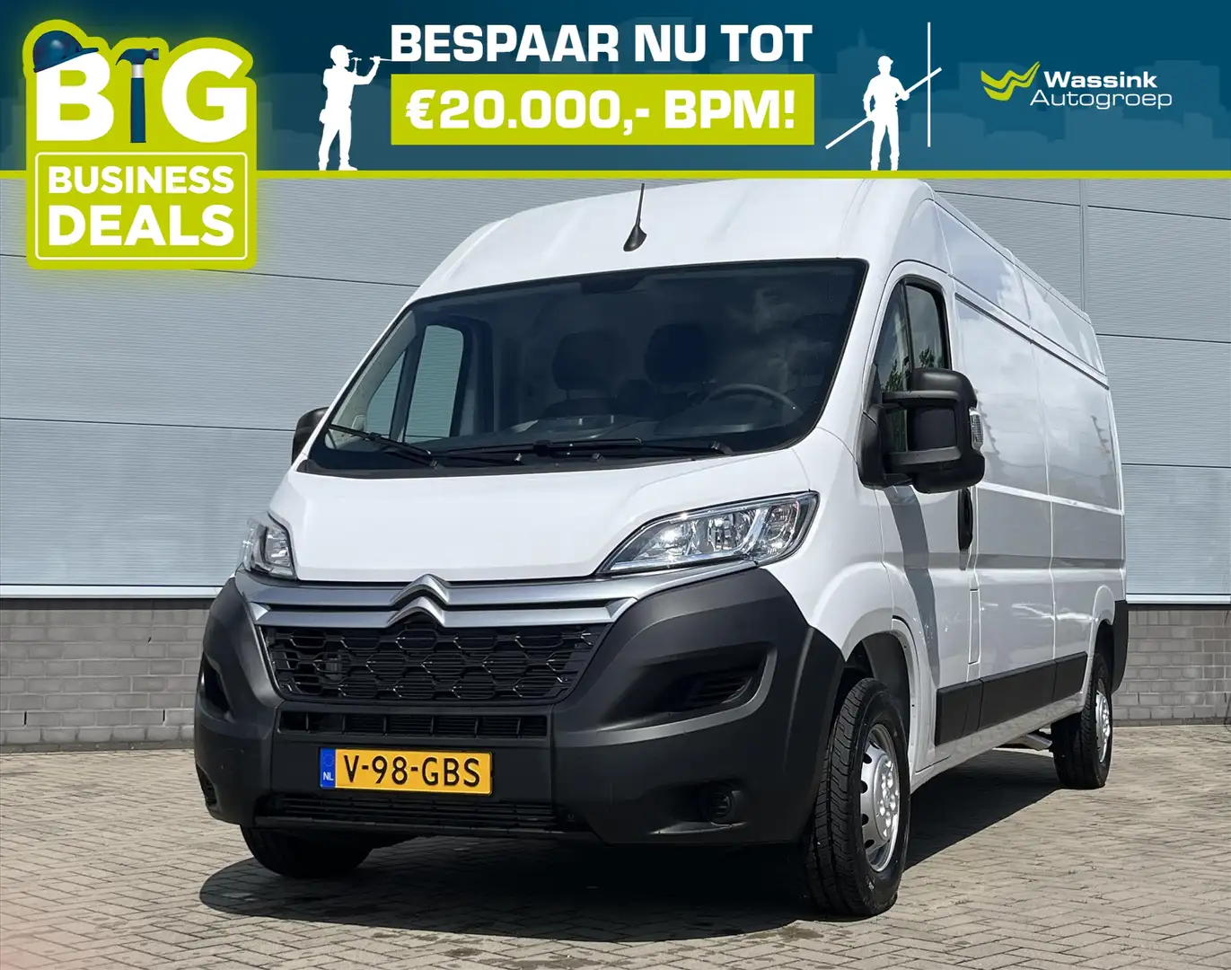 Citroen Jumper GB 2.2 BlueHDi 140pk L3H2 33 | Direct leverbaar! Bianco - 1