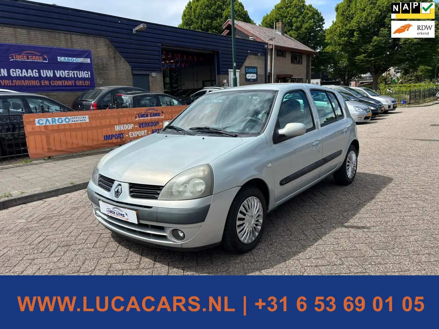 Renault Clio 1.4-16V Dynamique Luxe AIRCO Сірий - 1