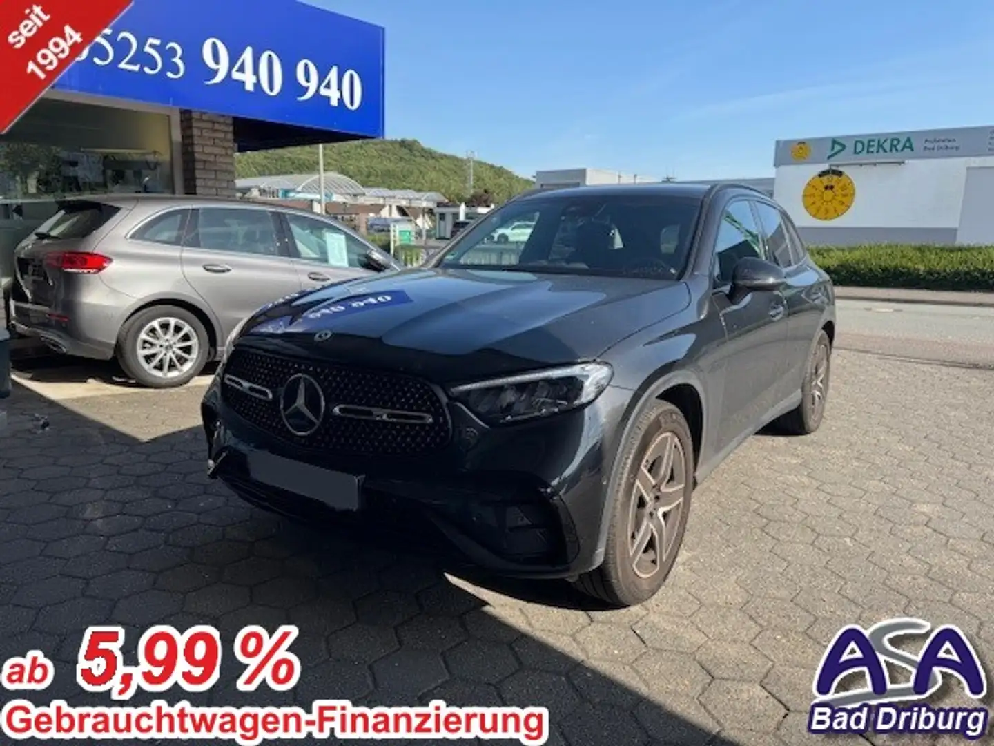 Mercedes-Benz GLC 200 AMG Line 4Matic+AHK+Night-Paket+Top Zustand Klima Grau - 1