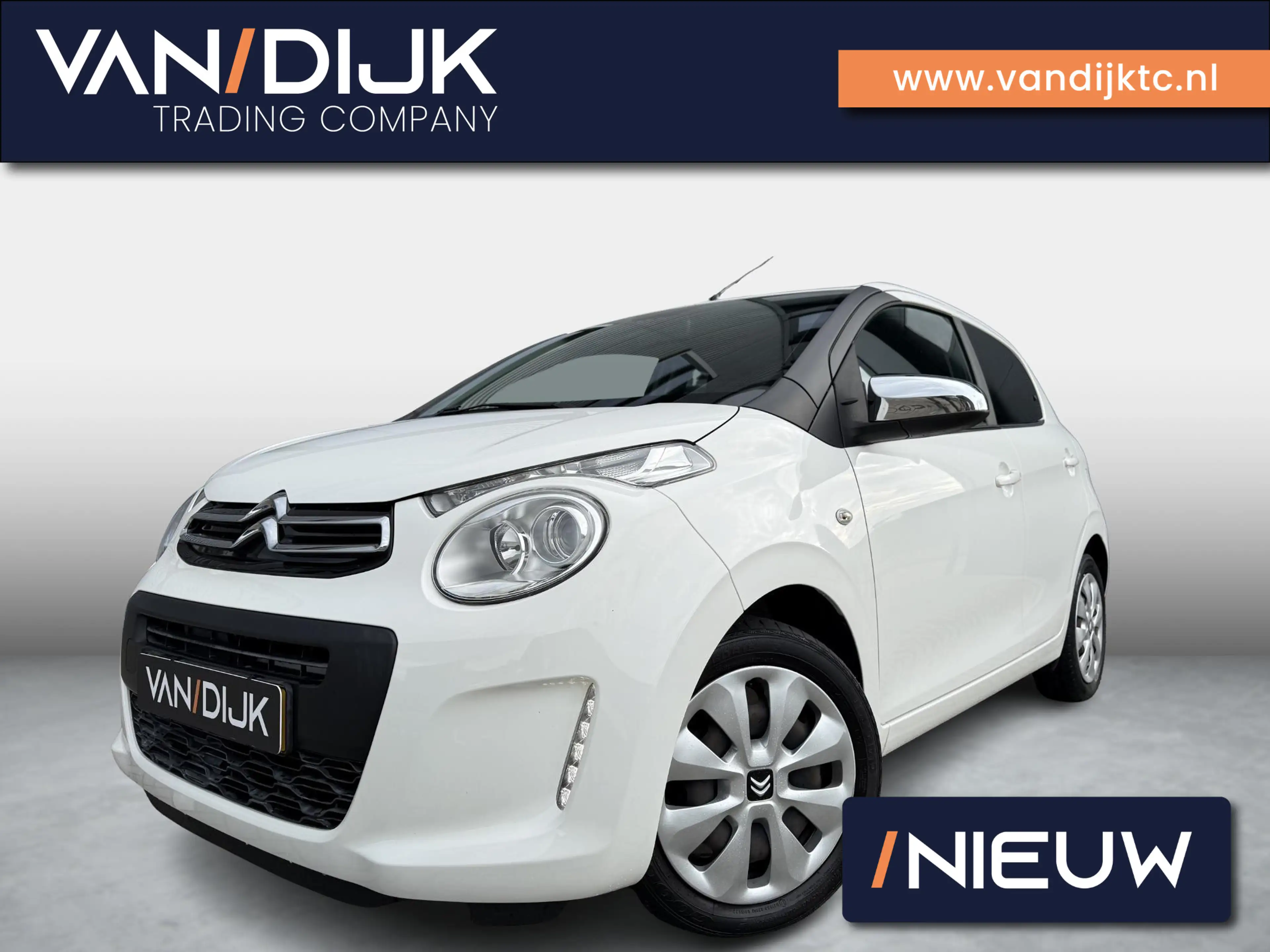 Citroen C1 1.0 VTi Feel ✓5-Deurs ✓LED ✓Airco ✓Bluetooth Telef
