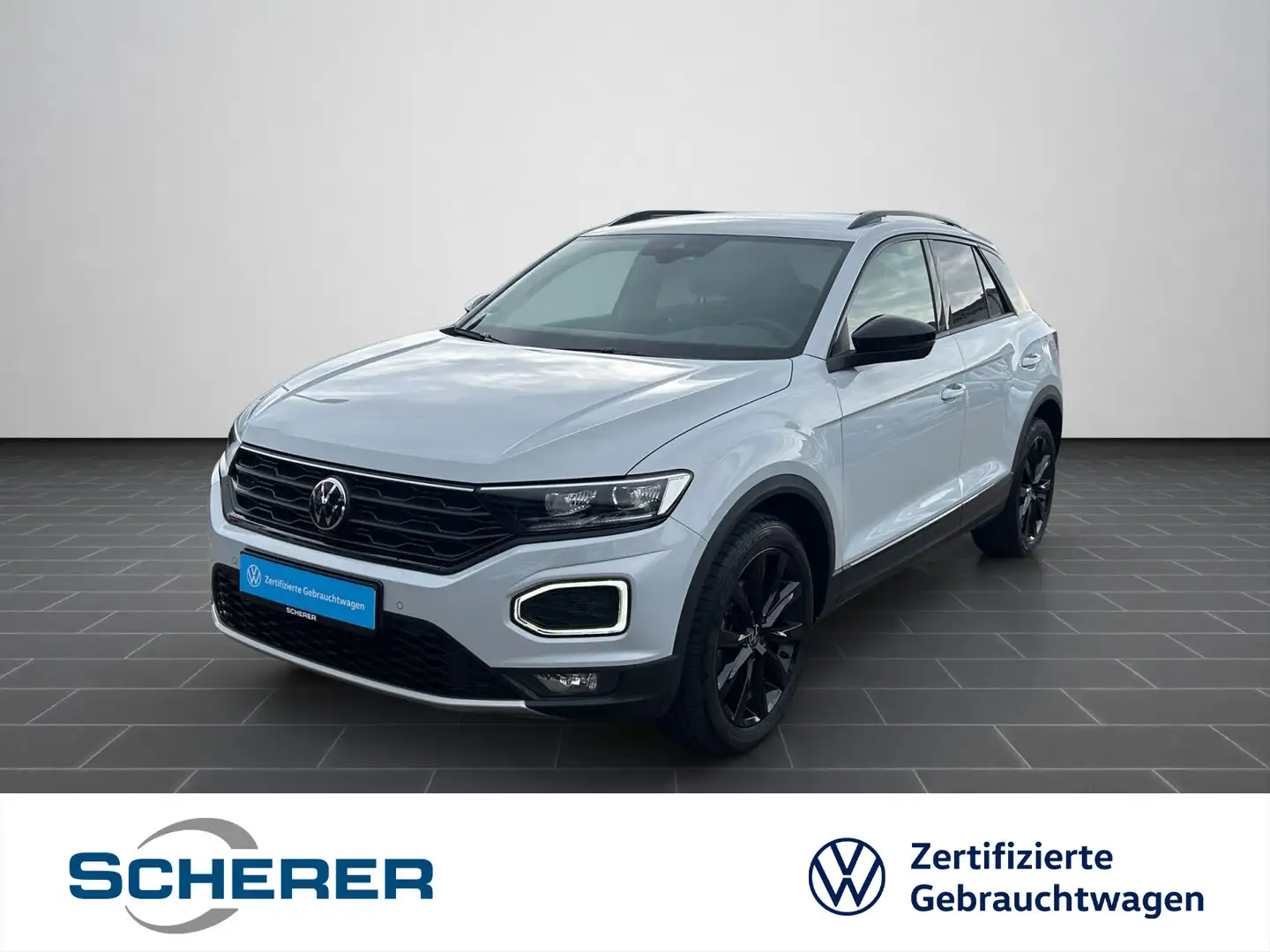 Volkswagen T-Roc Sport 1.5 TSI DSG BLACK STYLE  AHK NAVI LE Weiß - 1