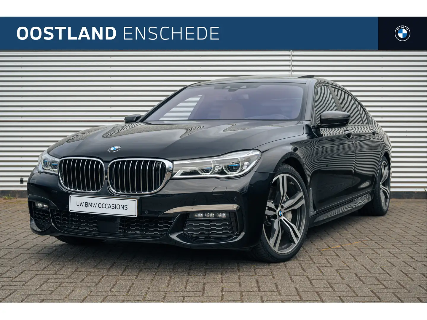 BMW 750 7 Serie 750Li xDrive High Executive M Sport Automa Zwart - 1